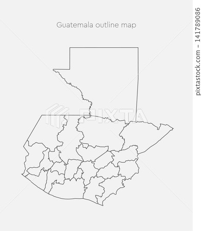 Vector map country Guatemala divided on regions Vector map country Guatemala divided on regions 141789086