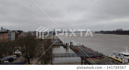 View from Het Steen, Antwerp [Belgium] 141789367