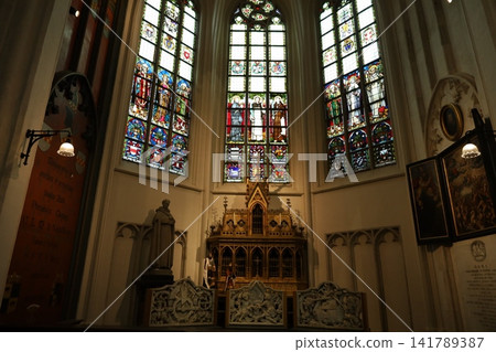 Interior of Notre Dame Cathedral [Antwerp, Belgium] 141789387