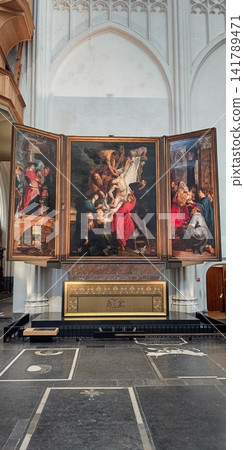 The Altarpiece of Notre Dame Cathedral, Rubens' Descent from the Cross [Antwerp, Belgium] 141789471