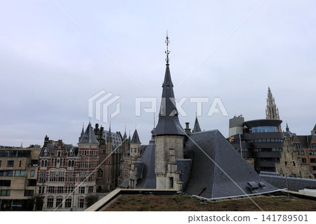 View from Het Steen [Antwerp, Belgium] 141789501