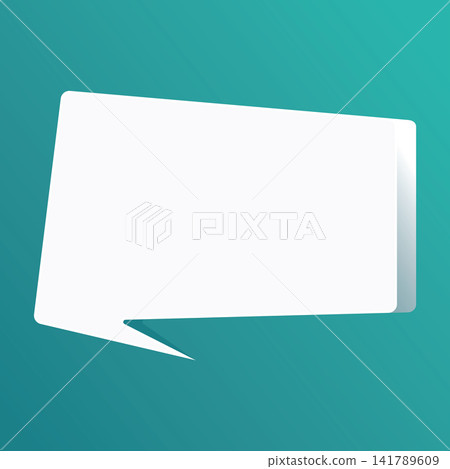 Speech bubble blank frame, text quote box, message Speech bubble blank frame, text quote box, message 141789609