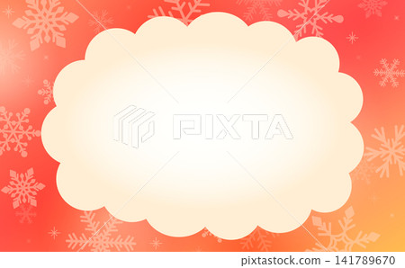 溫暖的框架,飄落的雪花 1_水平 溫暖的框架,飄落的雪花 1_水平 141789670