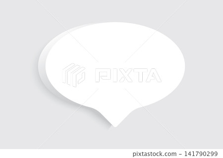 Speech bubble blank frame, text quote box, message Speech bubble blank frame, text quote box, message 141790299