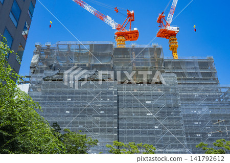 建築施工現場 141792612