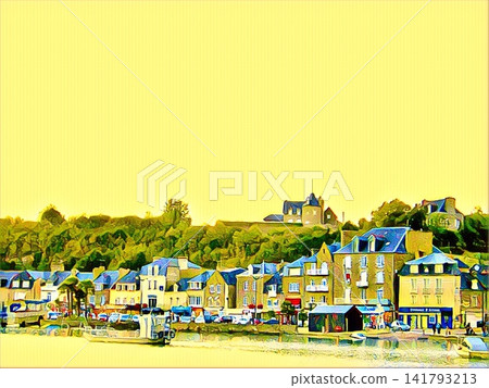 Cancale, a oyster producing region Cancale, a oyster producing region 141793213