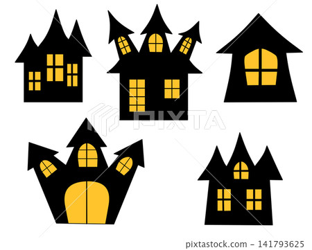 Halloween house set 141793625