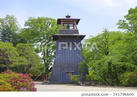A bell tower restored at the site of Numata Castle in Gunma Prefecture. A bell tower restored at the site of Numata Castle in Gunma Prefecture. 141796609