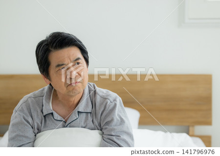 Senior man in the bedroom 141796976