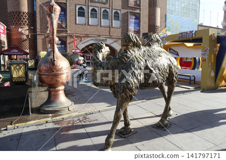A scene from Urumqi, one of the major cities on China's Silk Road. A scene from Urumqi, one of the major cities on China's Silk Road. 141797171