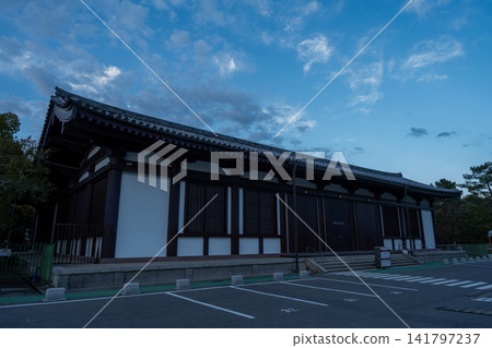 The hall of Kofuku-ji Temple, nestled amongst the trees The hall of Kofuku-ji Temple, nestled amongst the trees 141797237