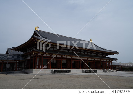 The large roof of the Yakushiji Great Lecture Hall The large roof of the Yakushiji Great Lecture Hall 141797279