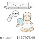 Heatstroke and elderly people who dislike air conditioning 141797349