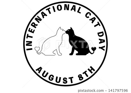 世界貓日,8月8日-一個紀念日。 世界貓日,8月8日-一個紀念日。 141797596