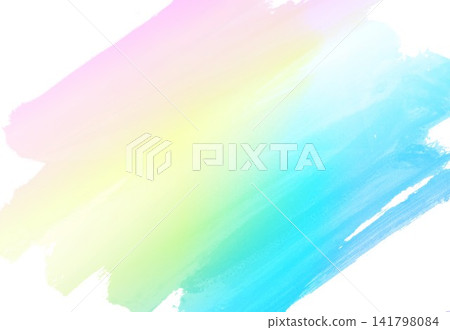 Watercolor strokes in a rainbow background Watercolor strokes in a rainbow background 141798084
