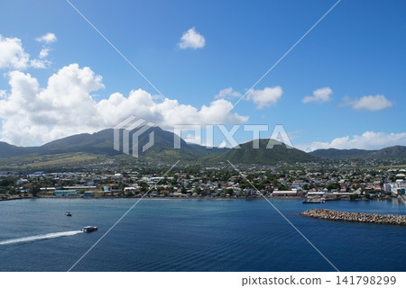 Views of St. Kitts and Nevis Island in the Caribbean Sea Views of St. Kitts and Nevis Island in the Caribbean Sea 141798299