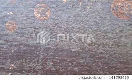 Weathered Dark Surface Texture with Circular Stains and Grunge Details Weathered Dark Surface Texture with Circular Stains and Grunge Details 141798419