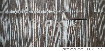 Rustic style wood grain texture with white paint strokes Rustic style wood grain texture with white paint strokes 141798744