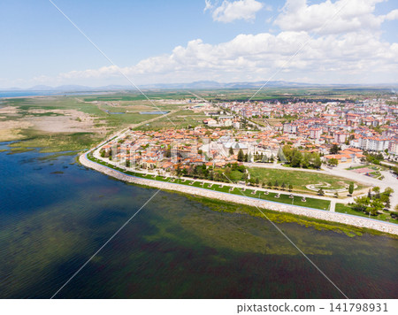 Drone view of Beysehir, Konya Province, Turkey Drone view of Beysehir, Konya Province, Turkey 141798931