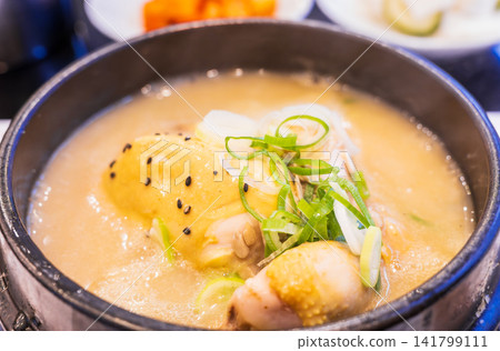Authentic Korean Samgyetang (ginseng chicken soup) Authentic Korean Samgyetang (ginseng chicken soup) 141799111