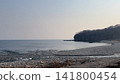 北海道島卷村，千羽川入海口及日本海沿岸風光 141800454