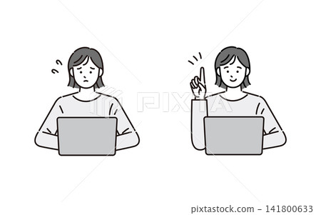 一套專為女性電腦工作者設計的辦公用品。 141800633