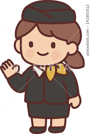 Flight Attendant Character Flight Attendant Character 141801012