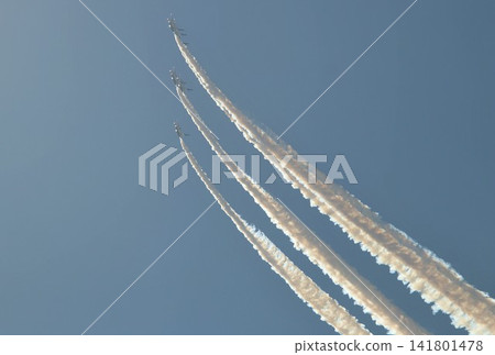 Air Self-Defense Force Blue Impulse formation flight Air Self-Defense Force Blue Impulse formation flight 141801478