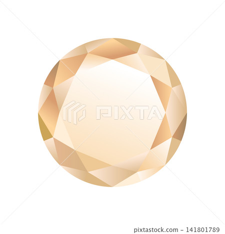 Transparent, jewel-like crystal material (beige) Transparent, jewel-like crystal material (beige) 141801789