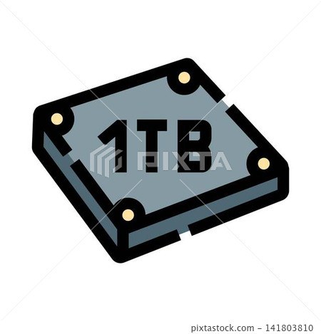 Computer hard drive icon 1tb data storage Computer hard drive icon 1tb data storage 141803810