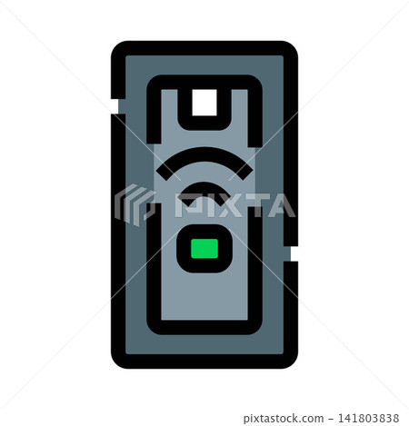 Smart home universal remote control device icon 141803838