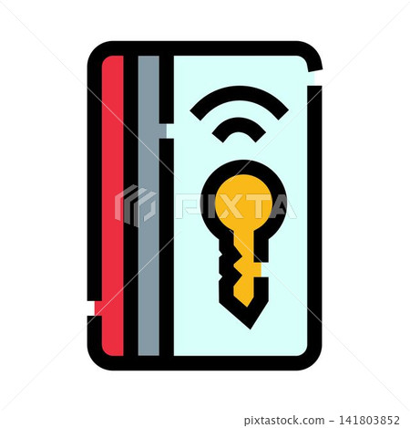 Electronic key card for modern access control Electronic key card for modern access control 141803852
