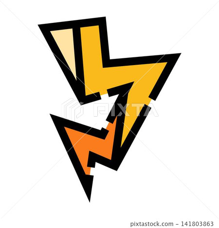 Lightning bolt icon representing power and speed Lightning bolt icon representing power and speed 141803863
