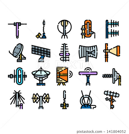 Wireless communication antenna equipment sending broadcasting signals Wireless communication antenna equipment sending broadcasting signals 141804052
