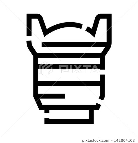 Camera lens outline icon for photography equipment Camera lens outline icon for photography equipment 141804108