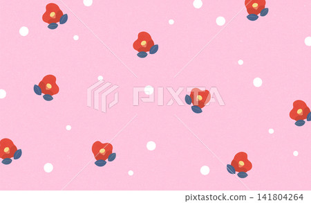 Camellia background illustration Camellia background illustration 141804264