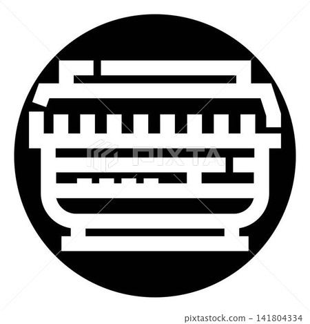 Abstract blocky icon representing building architecture concept Abstract blocky icon representing building architecture concept 141804334