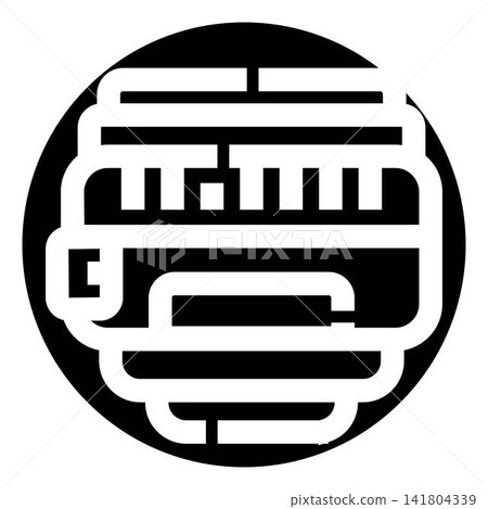 Engine block symbol for industrial mechanical power Engine block symbol for industrial mechanical power 141804339
