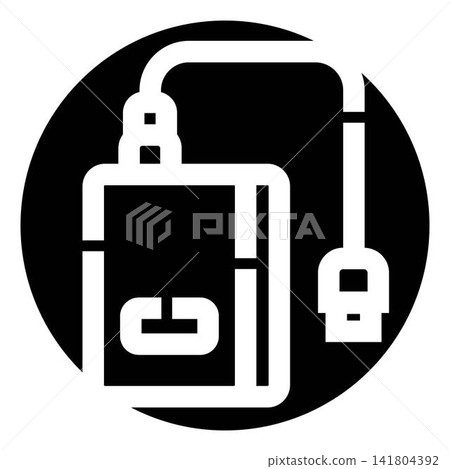 External hard drive device with cable and plug External hard drive device with cable and plug 141804392