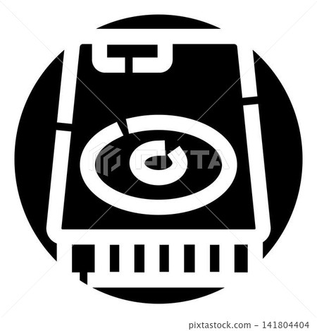 Digital computer processor hardware component icon concept Digital computer processor hardware component icon concept 141804404