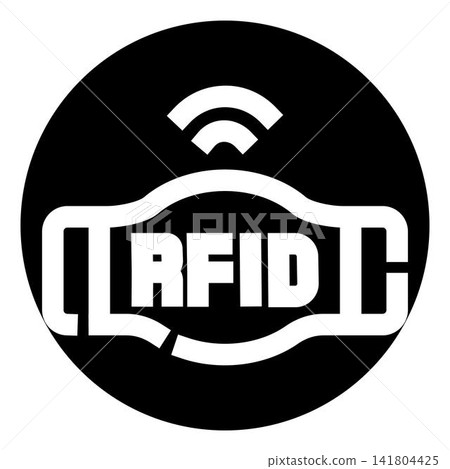 Rfid wireless signal identification technology concept icon Rfid wireless signal identification technology concept icon 141804425