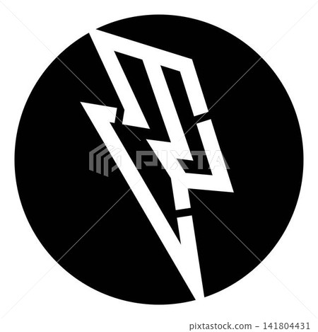 Lightning bolt icon representing power and energy concept Lightning bolt icon representing power and energy concept 141804431