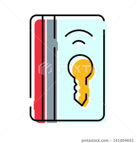 Key card providing secure contactless access technology Key card providing secure contactless access technology 141804691