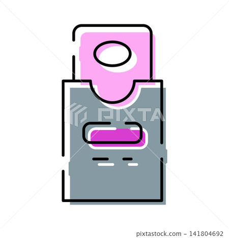 Ticket or pass card slot machine inserting 141804692
