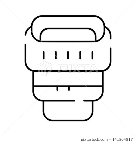 Camera lens icon line art design illustration Camera lens icon line art design illustration 141804817