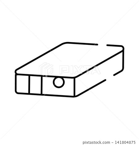 External hard disk drive storing digital data 141804875