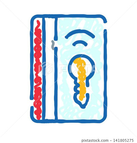 Key card access control for smart electronic lock system Key card access control for smart electronic lock system 141805275