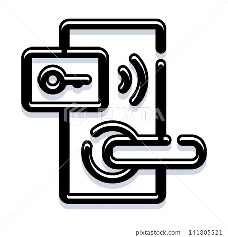 Smart lock digital key access control system Smart lock digital key access control system 141805521