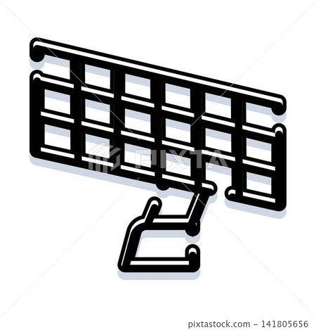 Solar panel generating clean sustainable energy icon Solar panel generating clean sustainable energy icon 141805656