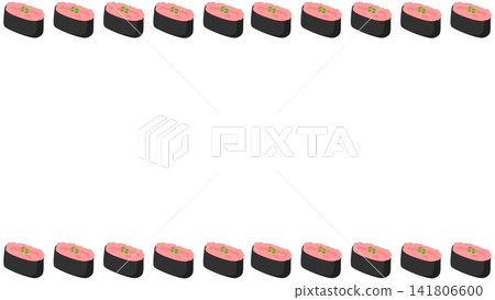Frame of Negitoro Gunkan Sushi Frame of Negitoro Gunkan Sushi 141806600